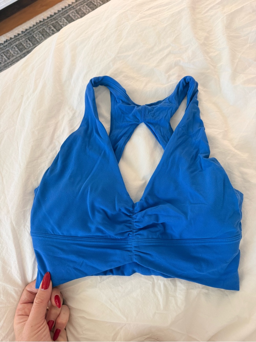 Blue Aritzia volley bra size small - Picture 3 of 5